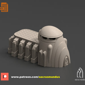 The Thriving Planet | Sacrus Mundus: physical 3D printed miniature miniature, view 3