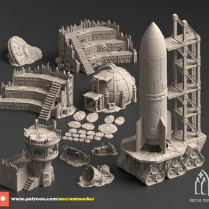 Warpzel-1A Orc Space Program | Sacrus Mundus: physical 3D printed miniature miniature