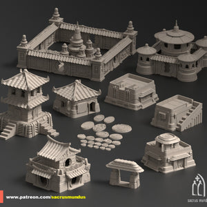 Lontan Commercial Haven | Sacrus Mundus: physical 3D printed miniature miniature