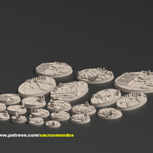 Galutia Living Rainforest | Sacrus Mundus: physical 3D printed miniature miniature, view 2