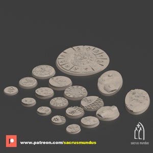 Zanat, The Abandoned World-Ship | Sacrus Mundus: physical 3D printed miniature miniature, view 8