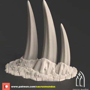 Miasma Blight World | Sacrus Mundus: physical 3D printed miniature miniature, view 11