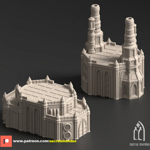 Omnis Prime. Hive District | Sacrus Mundus: physical 3D printed miniature miniature, view 6
