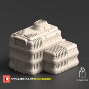 CS379 Boroll Lair | Sacrus Mundus: physical 3D printed miniature miniature, view 4