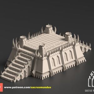 Sanguis Crimson Anomaly | Sacrus Mundus: physical 3D printed miniature miniature, view 10