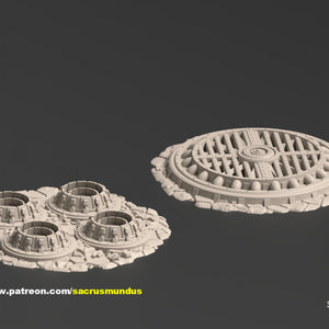 Phyrus II, Forge Planet | Sacrus Mundus: physical 3D printed miniature miniature, view 8