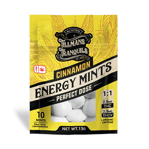 Cinnamon Energy THC Mints - THCV + Caffeine for Focus